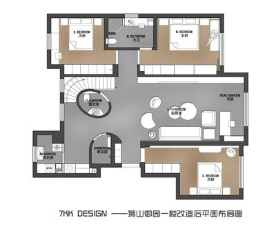 復(fù)式樓設(shè)計(jì)新篇章 融合建筑與室內(nèi)的平面藝術(shù)