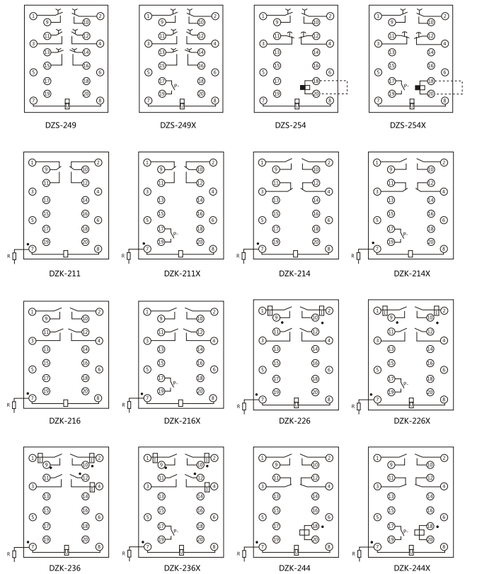 內(nèi)部接線圖 內(nèi)部接線圖